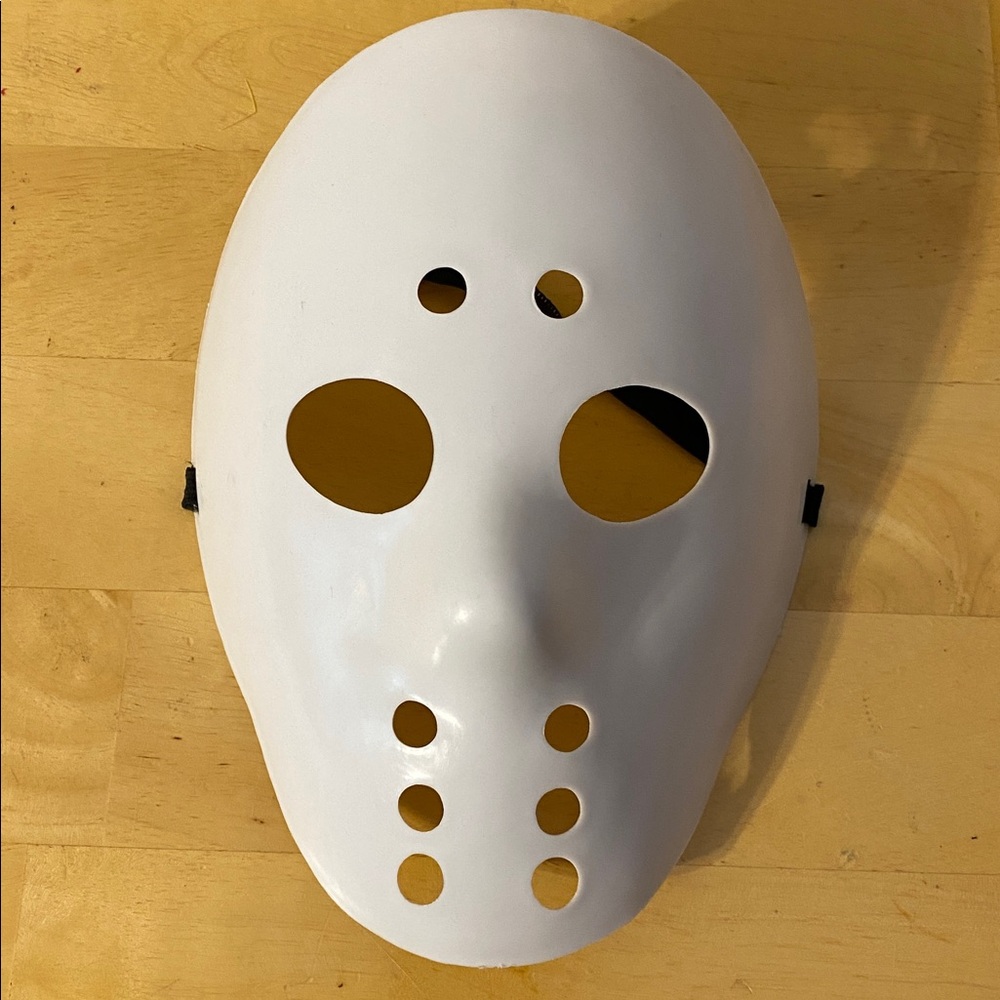 Friday the 13th Face Mask Halloween Jason Voorhees White Hockey Mask
